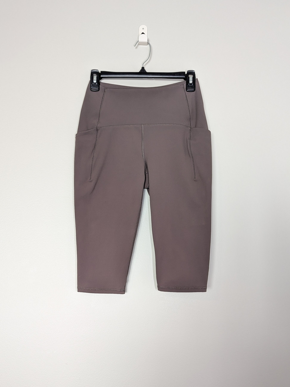 Spyder, Active Sport Cropped Leggings, Gray, Pockets, Medium
